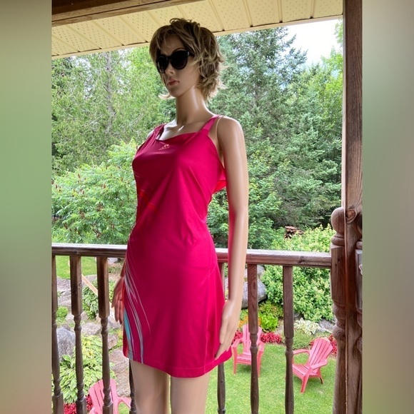 Women’s Adidas Adizero Formation performance Tennis Pink Dress Size L - Picture 11 of 15